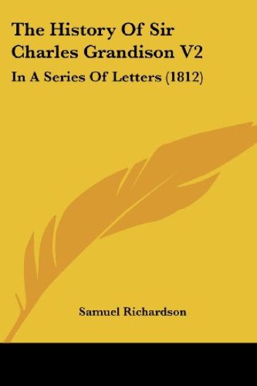 The History of Sir Charles Grandison – Samuel Richardson, kirjan kansikuva