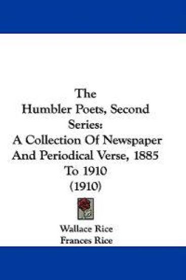 The Humbler Poets, Second Series