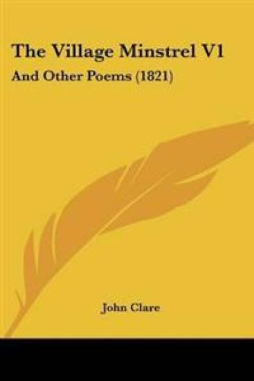 Village Minstrel V1 – John Clare, kirjan kansikuva