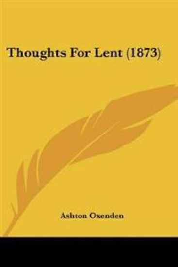 Thoughts For Lent (1873)