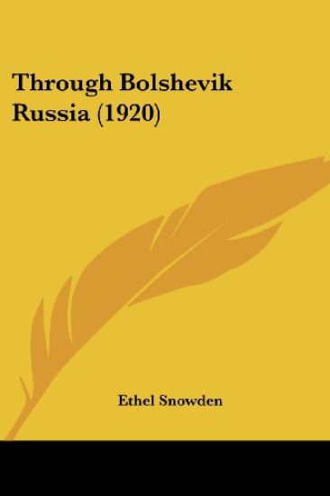 Through Bolshevik Russia