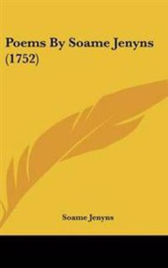 Poems By Soame Jenyns (1752)