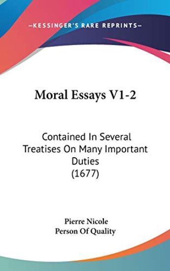 Moral Essays V1-2