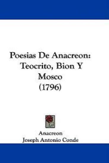 Poesias De Anacreon