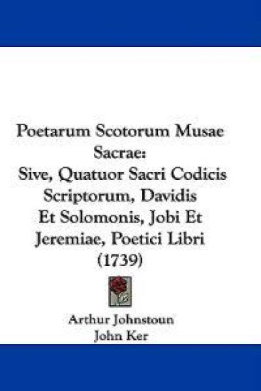 Poetarum Scotorum Musae Sacrae