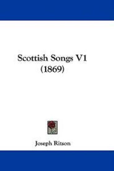 Scottish Songs V1 (1869)