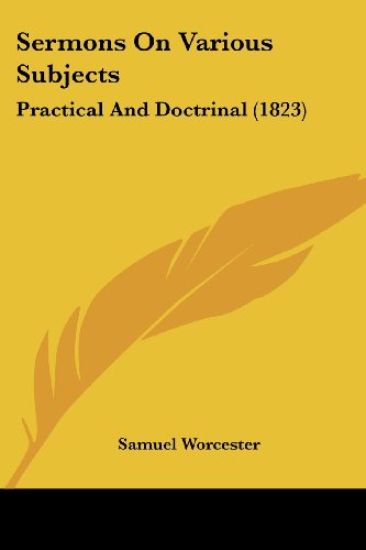 Sermons On Various Subjects