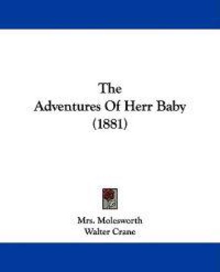 The Adventures Of Herr Baby (1881) – Molesworth, kirjan kansikuva