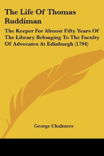 The Life of Thomas Ruddiman
