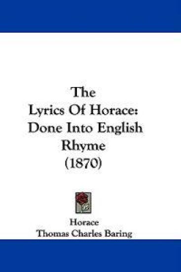 The Lyrics of Horace