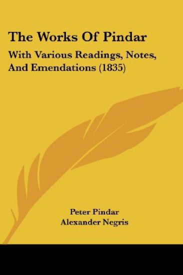 The Works Of Pindar