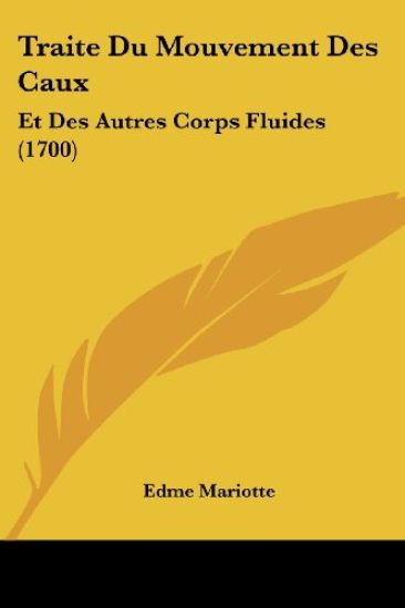 Traite Du Mouvement Des Caux