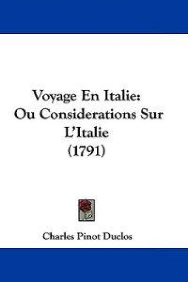 Voyage En Italie