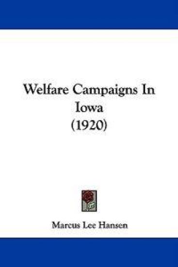 Welfare Campaigns In Iowa (1920)