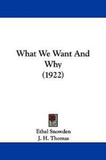 What We Want and Why