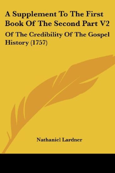 A Supplement to the First Book of the Second Part