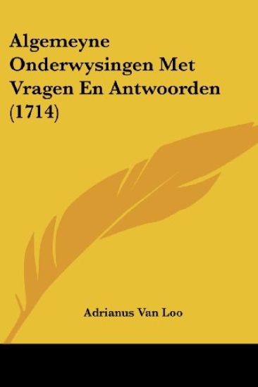 Algemeyne Onderwysingen Met Vragen En Antwoorden