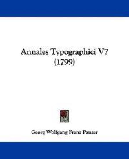 Annales Typographici