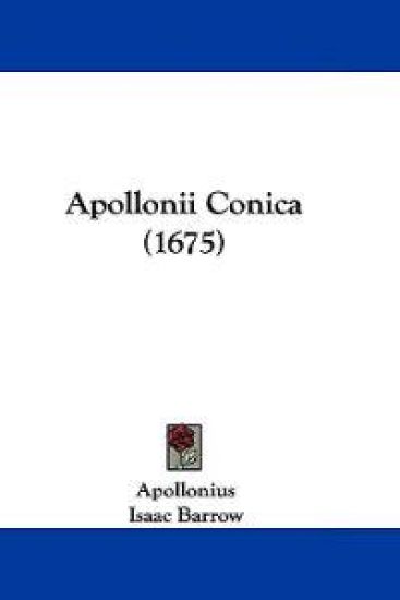 Apollonii Conica