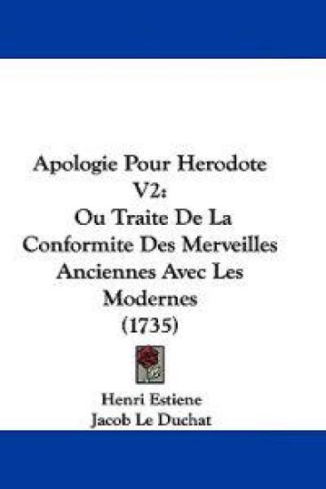 Apologie Pour Herodote