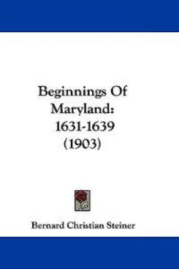 Beginnings of Maryland, 1631-1639