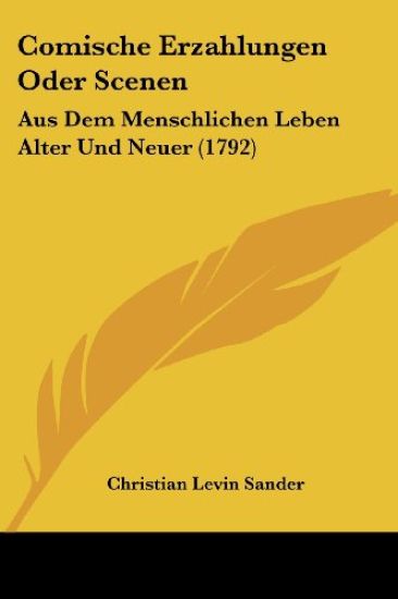 Comische Erzahlungen Oder Scenen