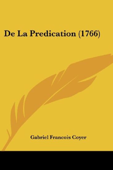 De La Predication (1766)