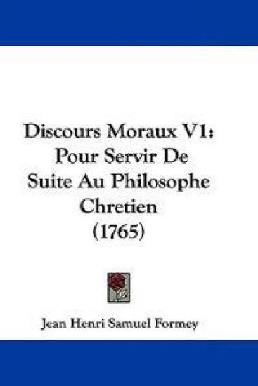 Discours Moraux V1