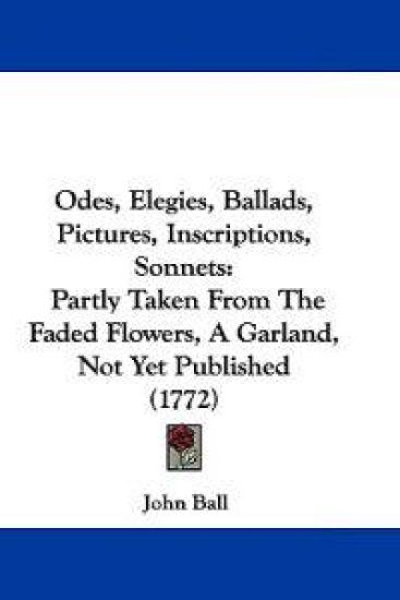 Odes, Elegies, Ballads, Pictures, Inscriptions, Sonnets