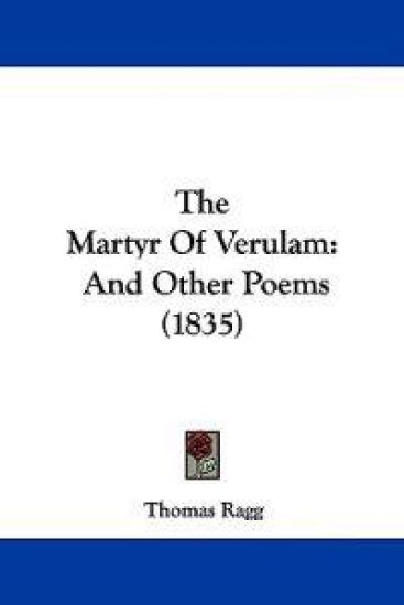 The Martyr Of Verulam – Thomas Ragg, kirjan kansikuva