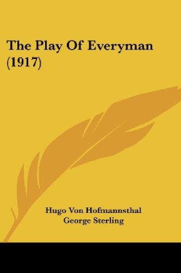 The Play Of Everyman (1917) – Hugo Von Hofmannsthal, kirjan kansikuva