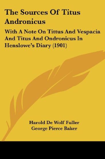 The Sources Of Titus Andronicus