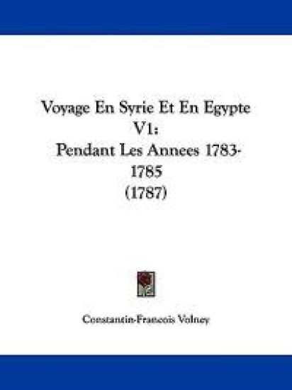 Voyage En Syrie Et En Egypte V1