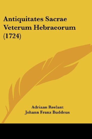 Antiquitates Sacrae Veterum Hebraeorum