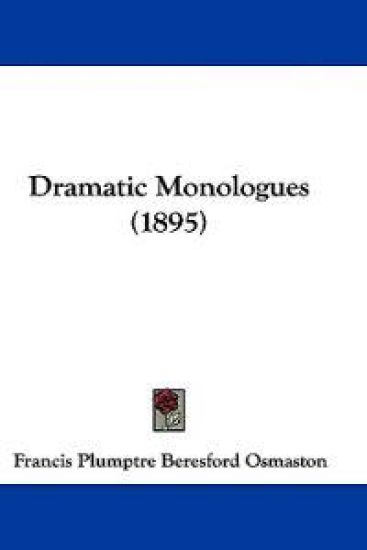 Dramatic Monologues (1895)