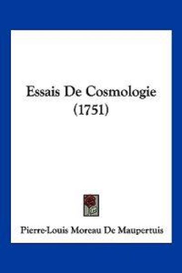 Essais De Cosmologie (1751)