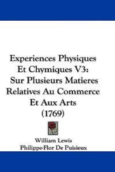 Experiences Physiques Et Chymiques V3