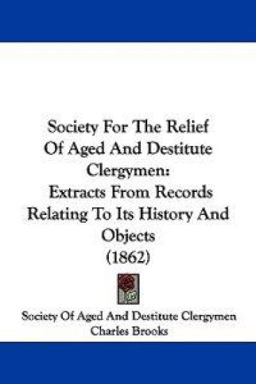 Society For The Relief Of Aged And Destitute Clergymen