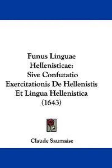 Funus Linguae Hellenisticae