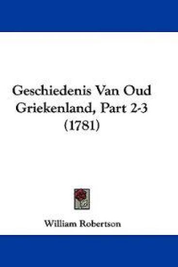 Geschiedenis Van Oud Griekenland, Part 2-3 (1781)