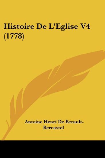 Histoire De L'Eglise V4 (1778)