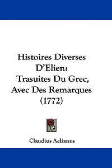 Histoires Diverses D'Elien