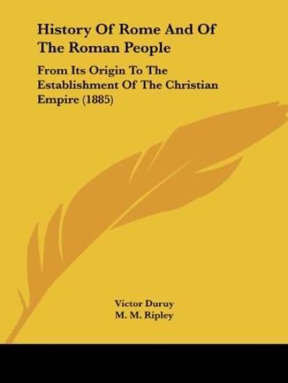 History Of Rome And Of The Roman People