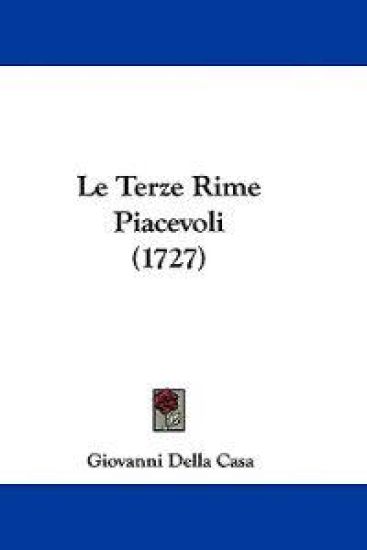Le Terze Rime Piacevoli (1727)