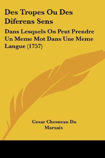Des Tropes Ou Des Diferens Sens