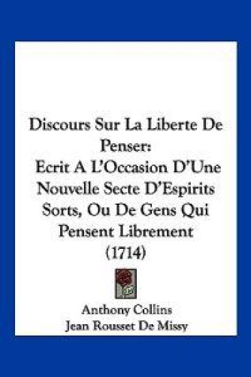 Discours Sur La Liberte De Penser