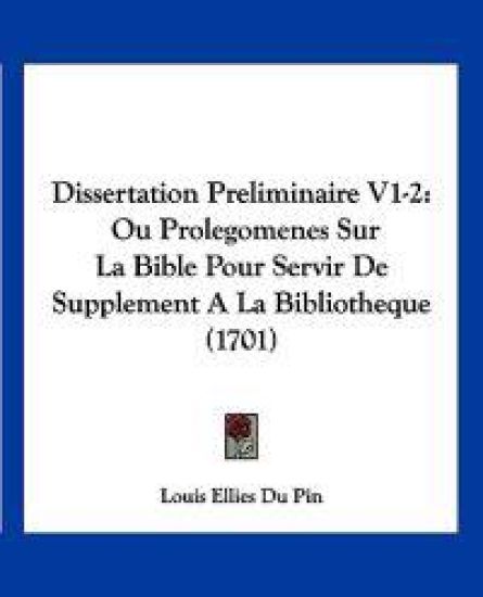Dissertation Preliminaire V1-2
