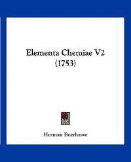 Elementa Chemiae V2 (1753)