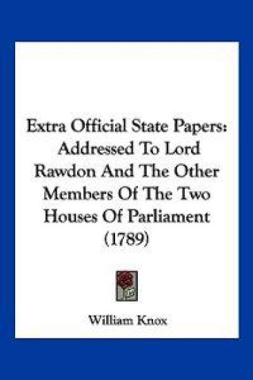 Extra Official State Papers