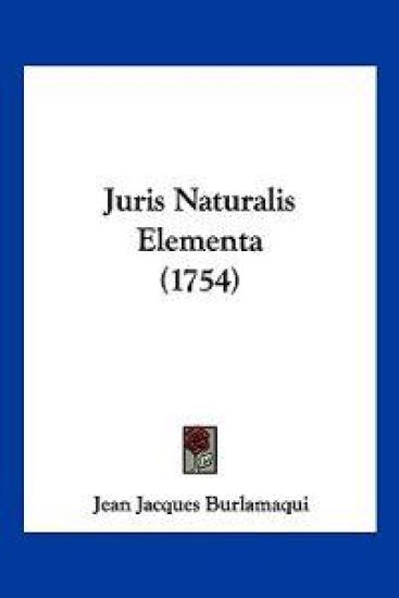 Juris Naturalis Elementa (1754)